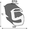 Glass Channel Extrusion Height: 1" - image 1