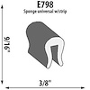 Extrusion Height: 9/16" - image 1