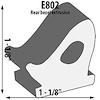 Rear Bezel Extrusion Height: 1 1/8" - image 1