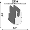 Door Edge Trim Extrusion Inside - image 1
