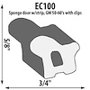 Door Weatherstrip Extrusion With clips - image 1