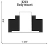 UPPER BODY MOUNT - image 1
