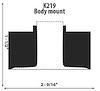Upper Body Mount ID: 19/32" - image 1
