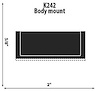 Body Mount ID: 1/2" - image 1