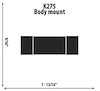 Body Mount Small, round - image 1