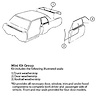 Weatherstrip Kit "62 Chevrolet Impala, Buick, Oldsmobile, Pontiac 2-Door - image 1