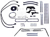 Weatherstrip Kit "68 Chevrolet Camaro - image 1