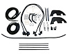 Weatherstrip Kit "65-69 Chevrolet Corvair 2 Door - image 1