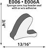 Self-Adhesive Extrusion Height: 3/4" - image 1