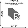 Self-adhesive Extrusion Height: 7/16" - image 1