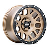 PXA9640-7973 PA40 VERTIGO Wheel [Size: 17"x9"] Matte Bronze w/Black Lip Finish - image 1