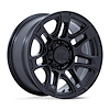 PA204MX17856300 PA204 ROUGHNECK Wheel [Size: 17"x8.5"] Matte Black Finish