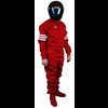 Red 1-Piece Proban Suit Medium - image 2