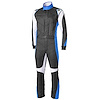 Six 0 Racing Suit Black/Blue - 2X-Large - image 1