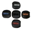 2021K YXZ Door Latch Pads Black/Black (pair) Black with black embroidery - image 2