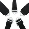 29063BKH Latch & Link 5-Point Safety Harness Pull-Down Lap Belt [Black] - image 2
