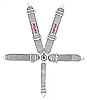 Rotary Camlock 5-Point Individual Harness 62" Lap Belt Pull-Up Lap Belt Adjusters - image 1