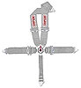 Rotary Camlock 5-Point V-Type Harness 55" Lap Belt - image 1
