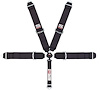 Rotary Camlock 5-Point Individual Harness 55" Lap Belt Black Hardware - image 1