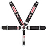 Lever Camlock 5-Point Individual Harness 55" Lap Belt Black Hardware - image 1