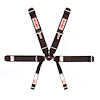 Rotary Camlock 6-Point Individual Harness 55" Lap Belt Black Hardware - image 1