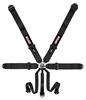 Rotary Camlock 7-Point Individual Harness 55" Lap Belt Black Hardware - image 1