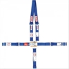 MINI DRAGSTER 5 WAY SEAT BELT BLUE - image 1