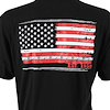 USA FLAG TEE MED BLK - image 1
