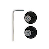 98024BK Locking Tearoff Posts - Black Black - image 1