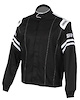 Legend II Racing Jacket, Large [Black with White Trim] - image 1