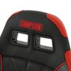 S104-306-2 Vortex II Off-Road Suspension Seats - Black/Red - Pair - image 4