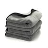 Ultra Plush Microfiber Detailing Towels Gray 3 Pack - image 1