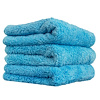 Shaggy Fur-Ball Microfiber Towels Blue 3 Pack - image 1