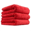 Edgeless Microfiber Towels Red 3 Pack - image 1
