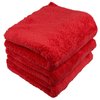 Edgeless Microfiber Towels Red 3 Pack - image 3