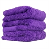 Edgeless Microfiber Towels Purple 3 Pack - image 1