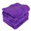 Edgeless Microfiber Towels Purple 3 Pack - image 2