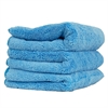 Super Plush Super Premium Microfiber Towels Blue 3 Pack - image 1