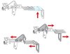 Adjustable Throttle linkage Bracket Chrome - image 3