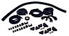 Convoluted Tubing Kit Black - image 1