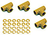 Convoluted Tee Kit w/Washers Will accept 1/2" or 3/8" & 1/4" - image 1