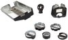 Engine Cap Cover Kit 2010-2015 Chevy Camaro - Gloss Black w/Carbon Fiber - image 2