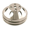 WATER PUMP PULLEY - 2 GRV SB MOPAR POLISHED - image 1