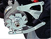 Chrome Alternator Bracket Set Small Block Ford 289/302/351W - image 2