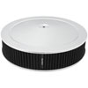 Round Air Cleaner Chrome Plated Steel - image 1