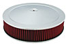 Round Air Cleaner Chrome Plated Steel - image 1