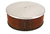 Round Air Cleaner Polished Aluminum - image 1