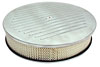 Round Air Cleaner Polished Aluminum - image 1