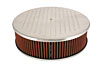Round Air Cleaner Polished Aluminum - image 1