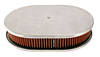 Oval Air Cleaner Polished Aluminum - image 1